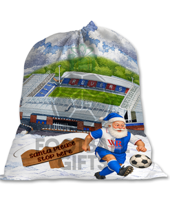 Blackburn Rovers Santa Stop Here Christmas Santa Sack - Image 2