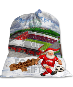Charlton Athletic Santa Stop Here Christmas Santa Sack - Image 2