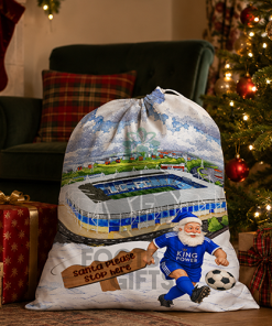 Leicester City Santa Stop Here Christmas Santa Sack