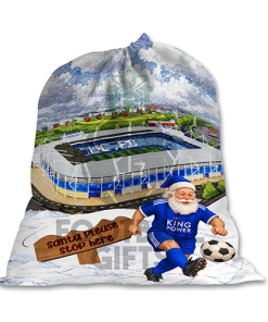 Leicester City Santa Stop Here Christmas Santa Sack - Image 2