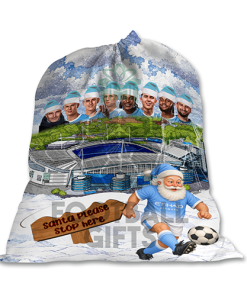 Man City Santa Stop Here Christmas Santa Sack - Image 2