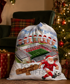Nottingham Forest Santa Stop Here Christmas Santa Sack