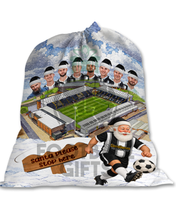 Notts County Santa Stop Here Christmas Santa Sack - Image 2