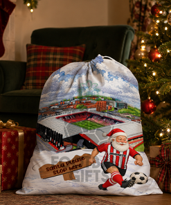 Sheffield United Santa Stop Here Christmas Santa Sack