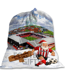 Sheffield United Santa Stop Here Christmas Santa Sack - Image 2