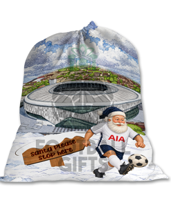 Spurs Santa Stop Here Christmas Santa Sack - Image 2