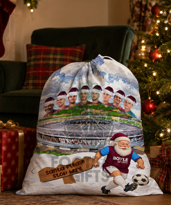 West Ham Santa Stop Here Christmas Santa Sack