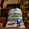 Wimbledon Santa Stop Here Christmas Santa Sack