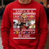 Santa Is A Blade Sheff Utd Red Christmas Jumper