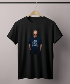 Marcelo Bielsa I Am Not A Model Iconic Quote Black T-Shirt - Image 3