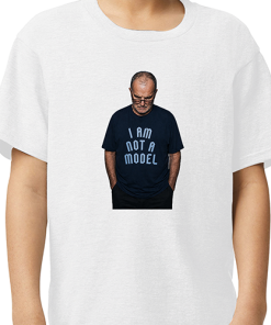 Alternative view of Marcelo Bielsa I Am Not A Model Iconic Quote White T-Shirt
