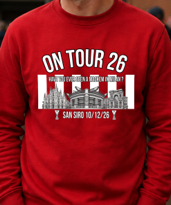 Mackem In Milan On Tour 26 Red Jumper Sunderland Jumper Design 1