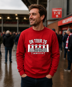 Mackem In Milan On Tour 26 Red Jumper Sunderland Jumper Design 1 - Image 3