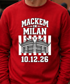 Mackem In Milan 10.12.26 Red Jumper Sunderland Jumper Design 2