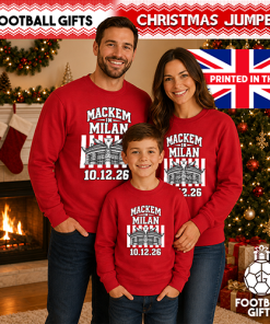 Mackem In Milan 10.12.26 Red Jumper Sunderland Jumper Design 2 - Image 4