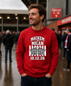 Mackem In Milan 10.12.26 Red Jumper Sunderland Jumper Design 2 - Image 3
