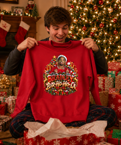 The FG Christmas Jumper Collection Bradley Bar Ho Ho La Red Liverpool Christmas Jumper Barcola - Image 4