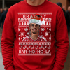 Bradley Bar Ho Ho La Red Christmas Jumper Bradley Barcola Jumper