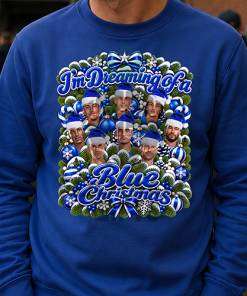 I'm Dreaming Of A Blue Christmas Chelsea Blue Christmas Jumper