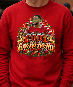 The FG Christmas Jumper Collection Cody Gak Ho Ho Ho Red Liverpool Christmas Jumper