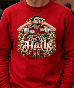 The FG Christmas Jumper Collection Dec The Halls Red Arsenal Christmas Jumper