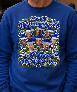 I'm Dreaming Of A Blue Christmas Everton Blue Christmas Jumper