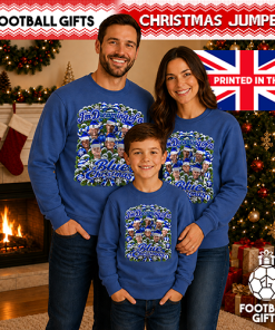 I'm Dreaming Of A Blue Christmas Everton Blue Christmas Jumper - Image 3