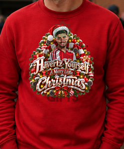 The FG Christmas Jumper Collection Havertz Yourself Christmas Red Arsenal Christmas Jumper