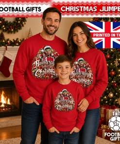 The FG Christmas Jumper Collection Havertz Yourself Christmas Red Arsenal Christmas Jumper - Image 3