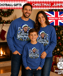 The FG Christmas Jumper Collection Hürz the Herald Angels Sing Blue Brighton Christmas Jumper - Image 3