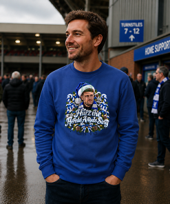 The FG Christmas Jumper Collection Hürz the Herald Angels Sing Blue Brighton Christmas Jumper - Image 2