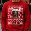 Frimpong Merrily On High Red Christmas Jumper Jeremie Frimpong Liverpool Jumper