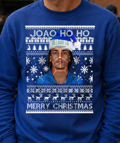 João Ho Ho Blue Christmas Jumper João Pedro Chelsea Jumper