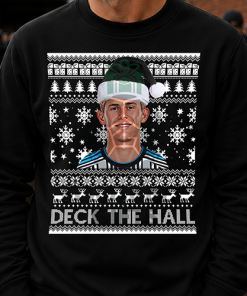 Deck The Hall Black Christmas Jumper Lewis Hall Newcastle Jumper
