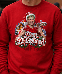 The FG Christmas Jumper Collection Liam Delapland Red Liverpool Christmas Jumper