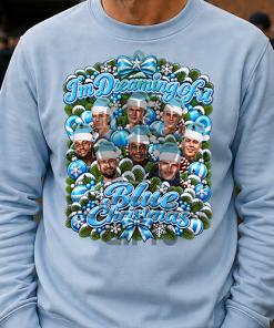 I'm Dreaming Of A Blue Christmas Man City Sky Blue Christmas Jumper