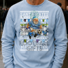 Santa Hates The Red Half Of Manchester Sky Blue Man City Christmas Jumper