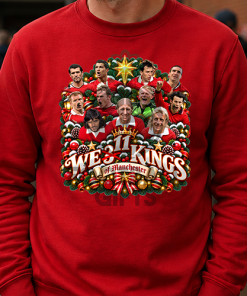 We 11 Kings Of Manchester Red Man Utd Christmas Jumper