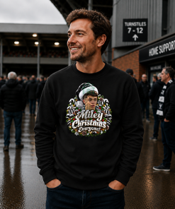 The FG Christmas Jumper Collection Miley Christmas Black Newcastle Christmas Jumper - Image 2