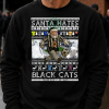 Santa Hates Black Cats Newcastle Black Christmas Jumper
