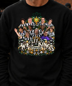 We 11 Kings Of Newcastle Black Newcastle Christmas Jumper