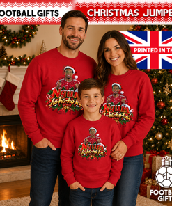 The FG Christmas Jumper Collection Ngum Ho Ho Ho Red Liverpool Christmas Jumper - Image 3