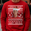 Jolly Old Saint Nikola Red Christmas Jumper Nikola Milenkovic Nottingham Forest Jumper