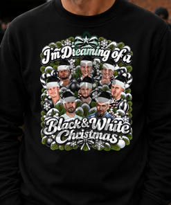 I'm Dreaming Of A Black & White Christmas Notts County Black Christmas Jumper