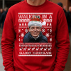 Walking In A Glasner Wonderland Red Christmas Jumper Oliver Glasner Forest Jumper
