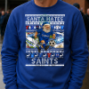 Santa Hates Saints Blue Portsmouth Christmas Jumper