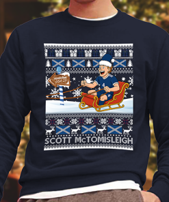 Scott McTonisleigh Navy Christmas Jumper Scotland Scott McTominay Jumper