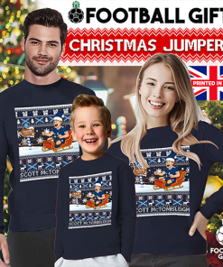 Scott McTonisleigh Navy Christmas Jumper Scotland Scott McTominay Jumper - Image 2