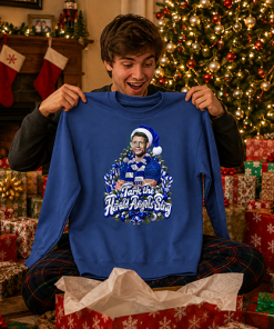 The FG Christmas Jumper Collection Tark The Herald Angels Sing Blue Everton Christmas Jumper - Image 2