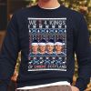We 4 Kings Of Scotland Navy Christmas Jumper Scotland Jumper